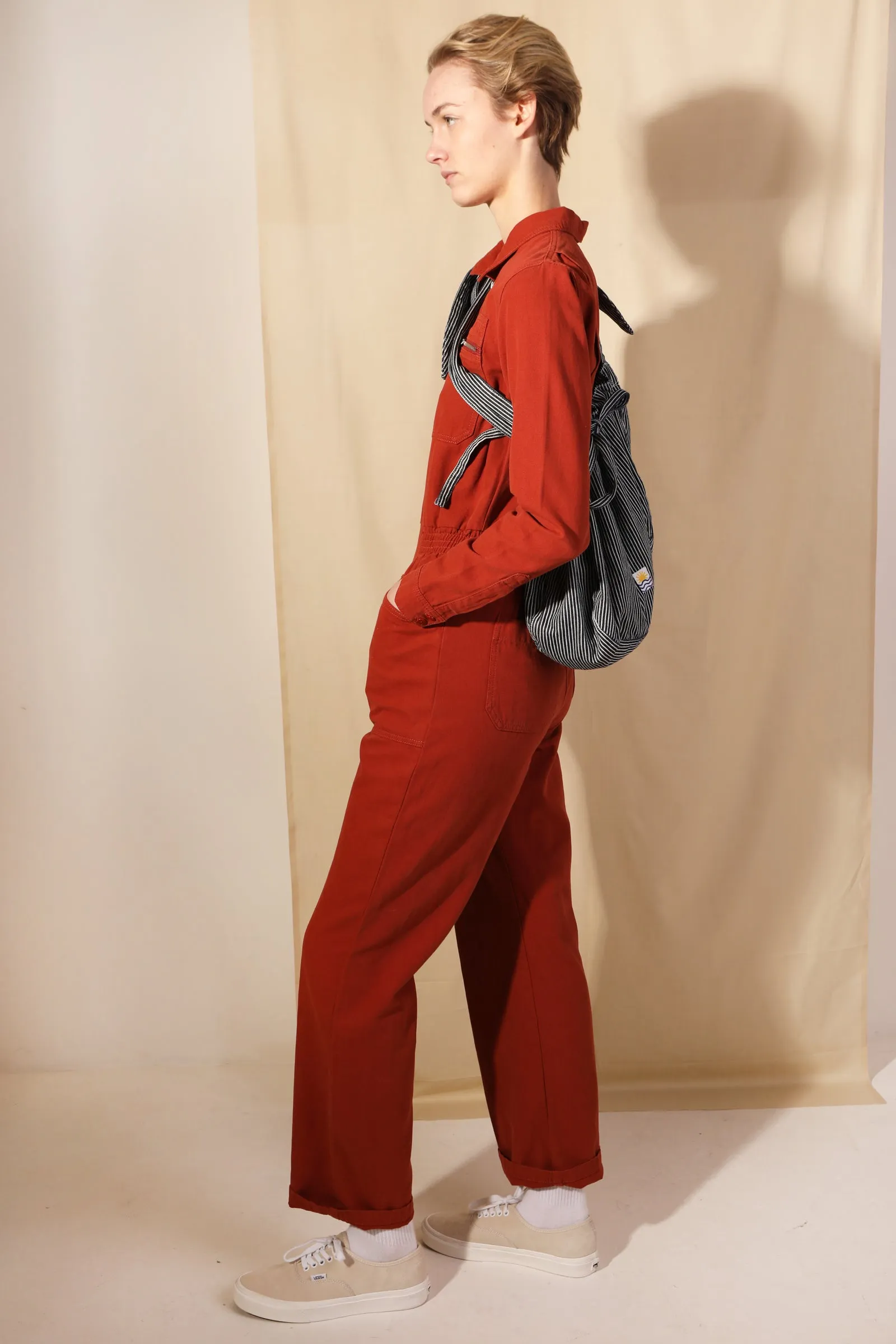 Danny Boilersuit Rust Canvas