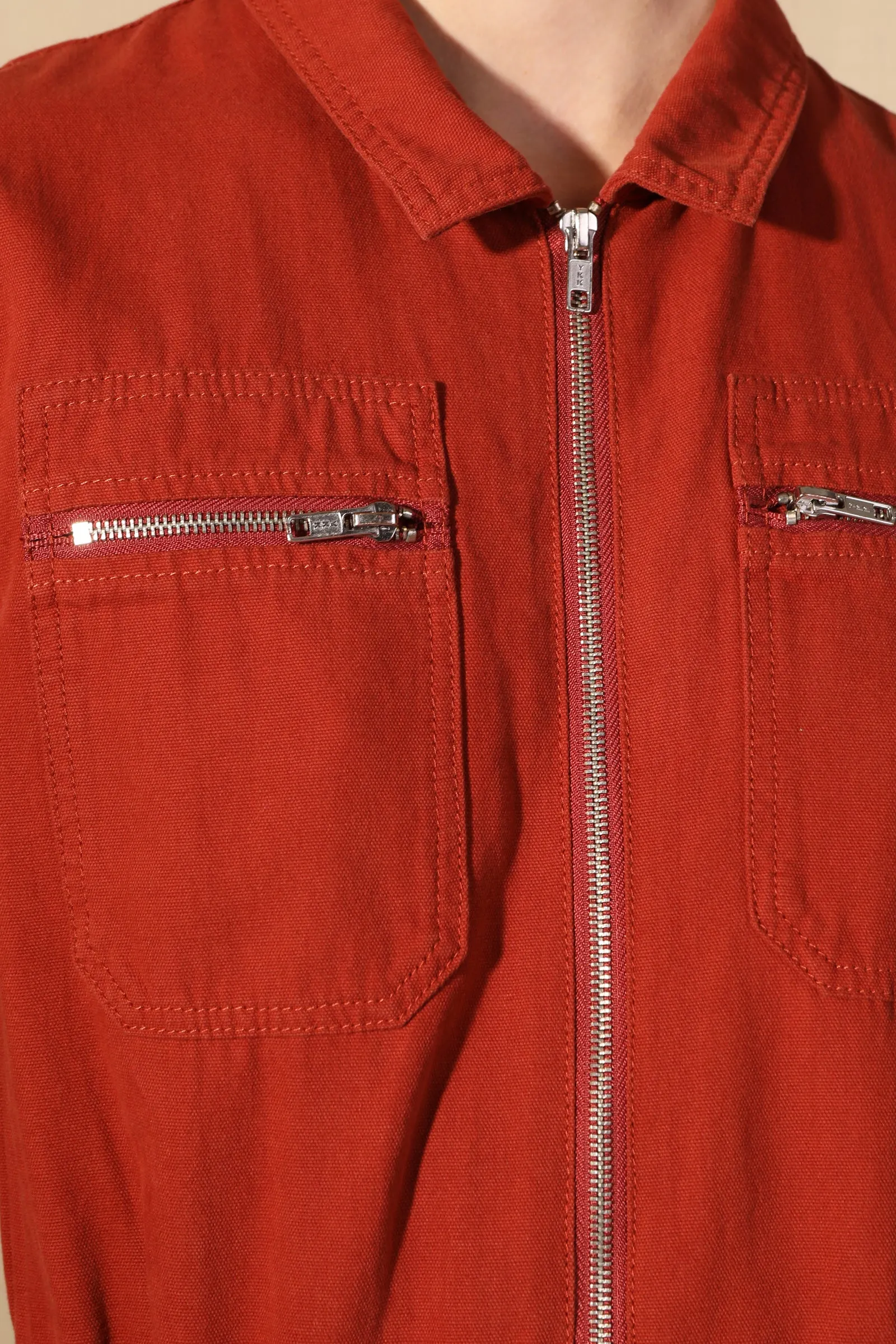 Danny Boilersuit Rust Canvas