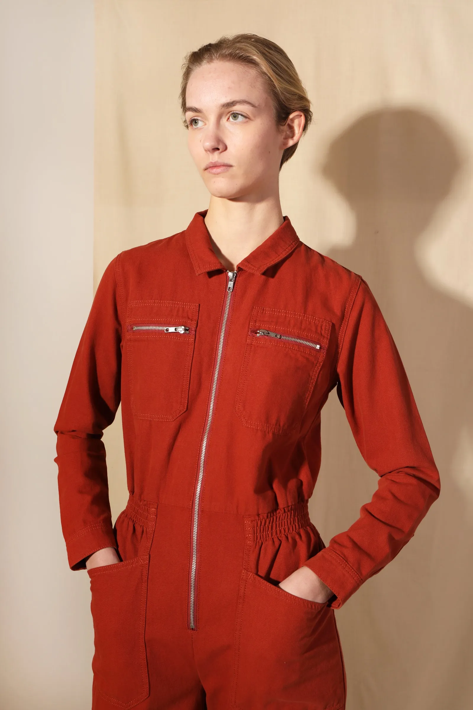 Danny Boilersuit Rust Canvas