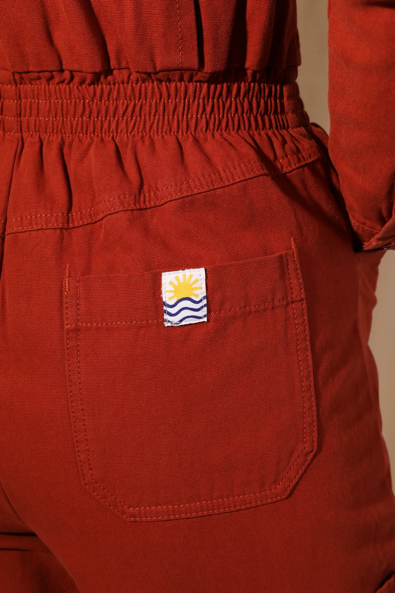 Danny Boilersuit Rust Canvas