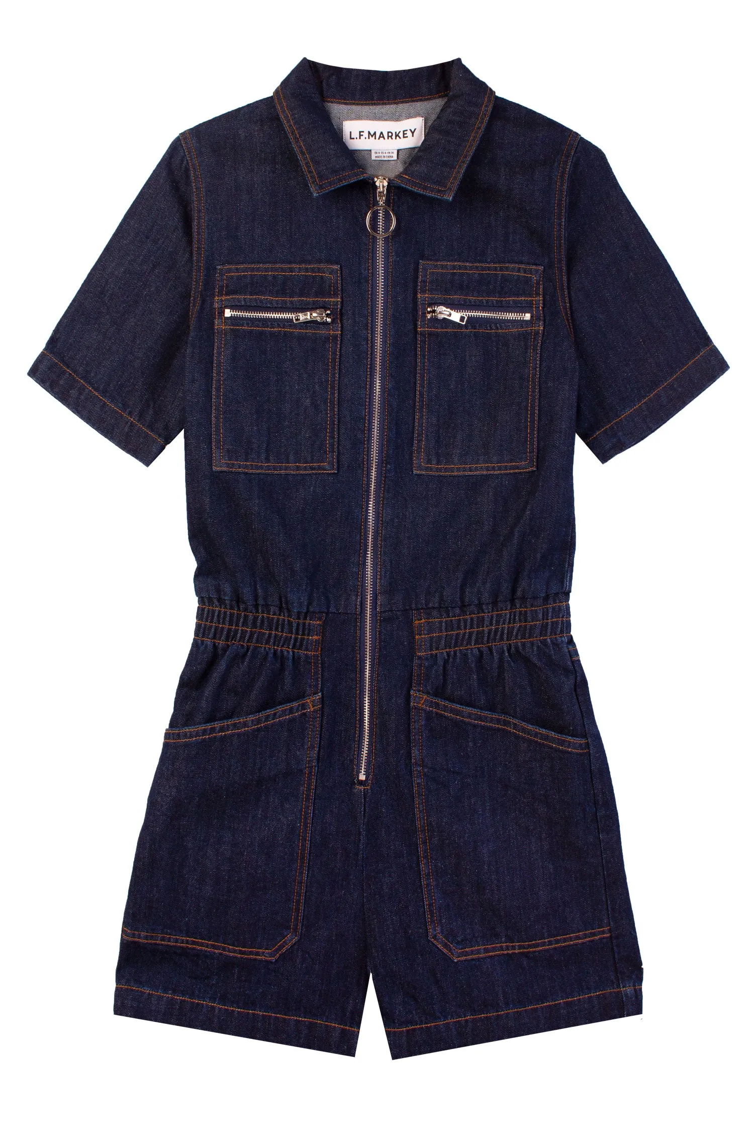 Danny Playsuit Dark Indigo
