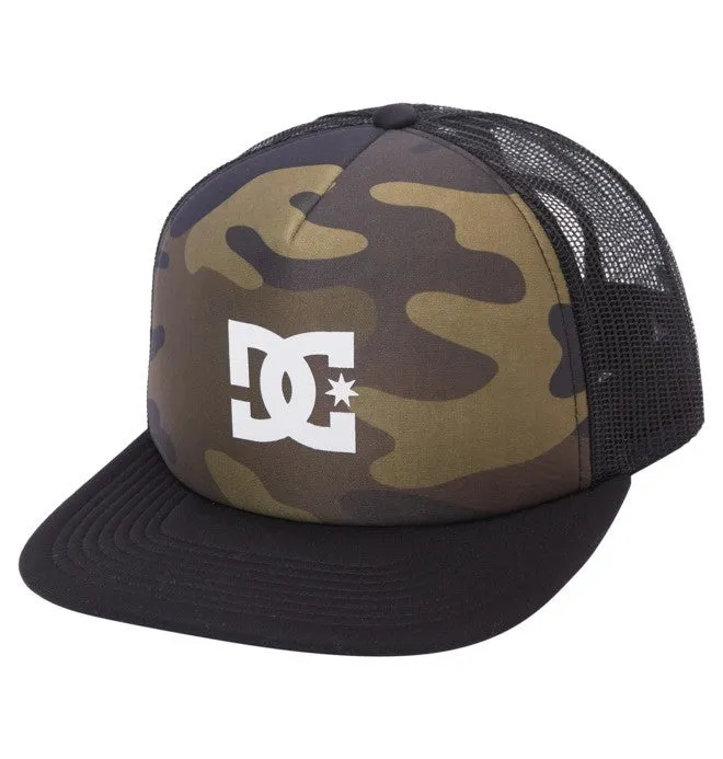 DC Men's Gas Station Trucker Hat - Woodland Camo