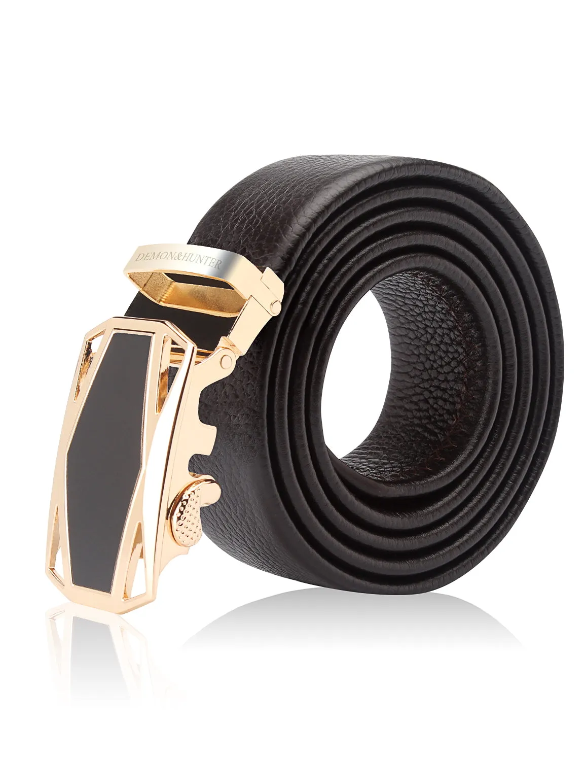 Demon&Hunter Luxury Series Men's Belt Auto Buckle DH-ABL/No.1 UPC:645080843057