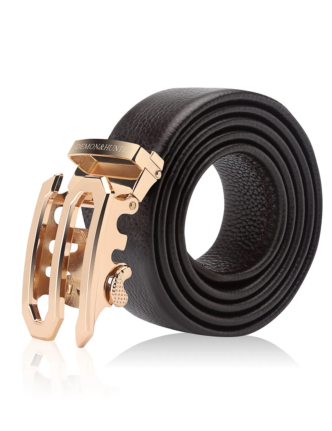 Demon&Hunter Luxury Series Men's Belt Auto Buckle DH-ABL/No.1 UPC:645080843057