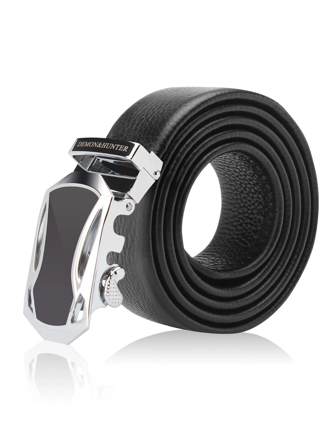 Demon&Hunter Luxury Series Men's Belt Auto Buckle DH-ABL/No.1 UPC:645080843057