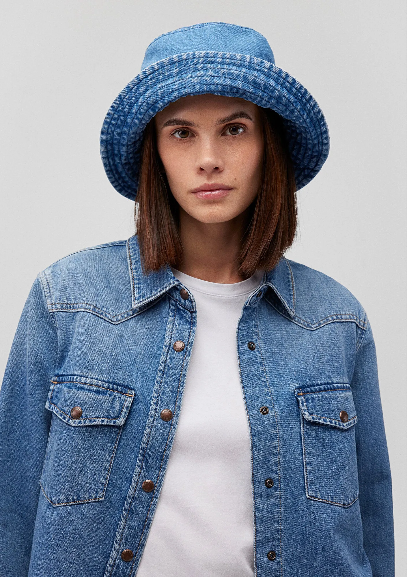 Denim Bucket Hat