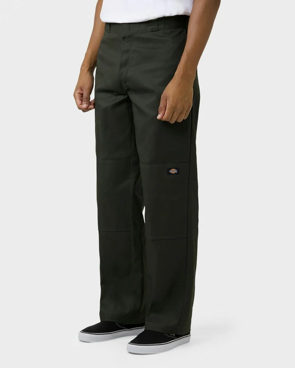 DICKIES CARGO CANVAS LOOSE FIT WASHED DARK KHAKI