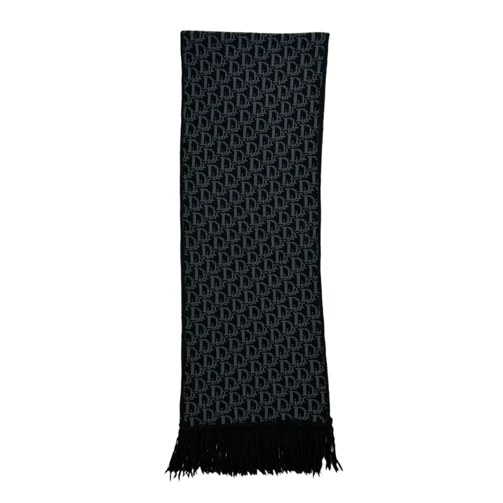 Dior Navy Logo Scarf