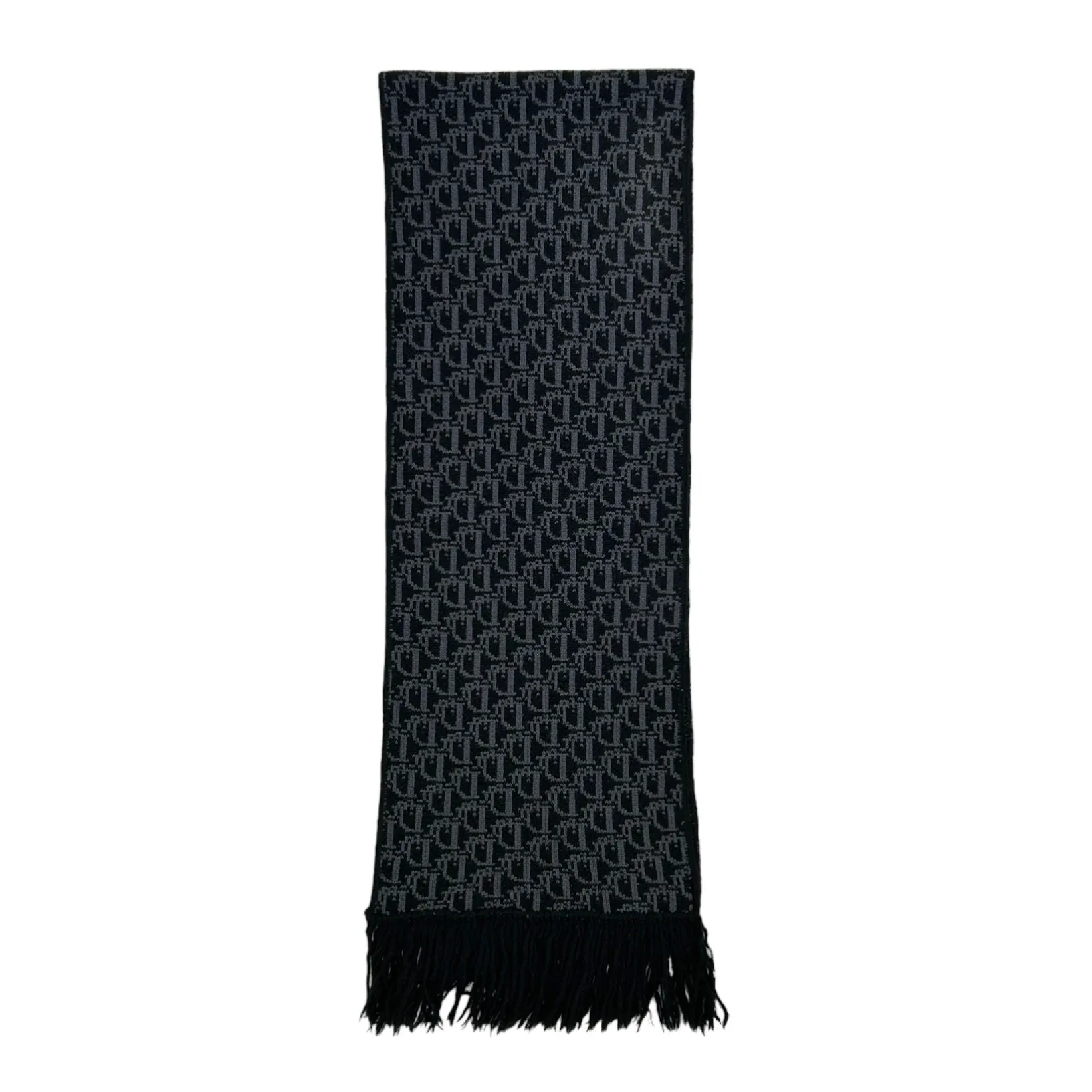 Dior Navy Logo Scarf