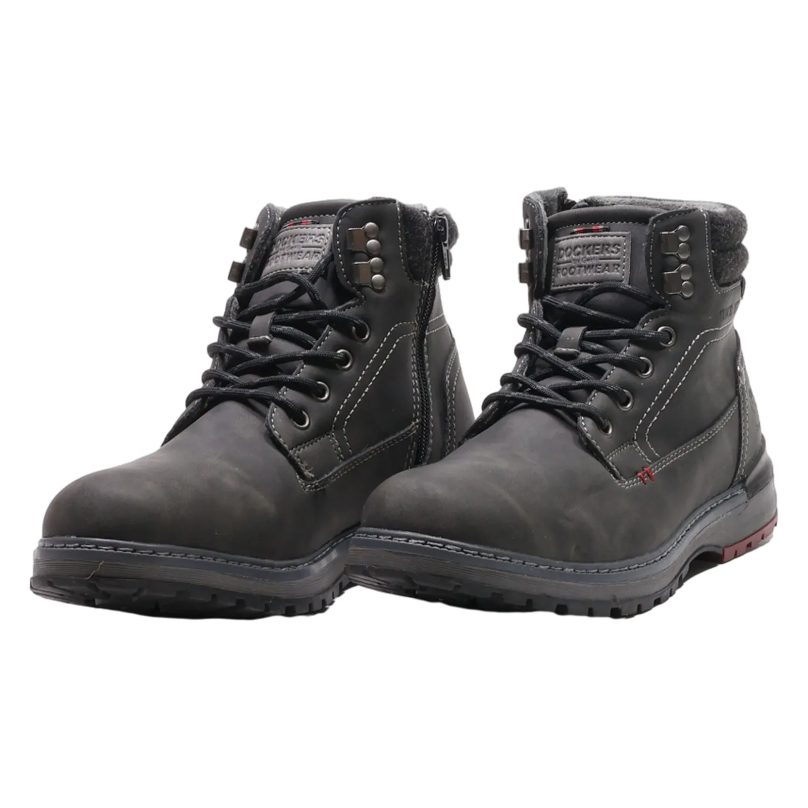 DOCKERS Chukka Boots Grey Synthetic Mens UK 7
