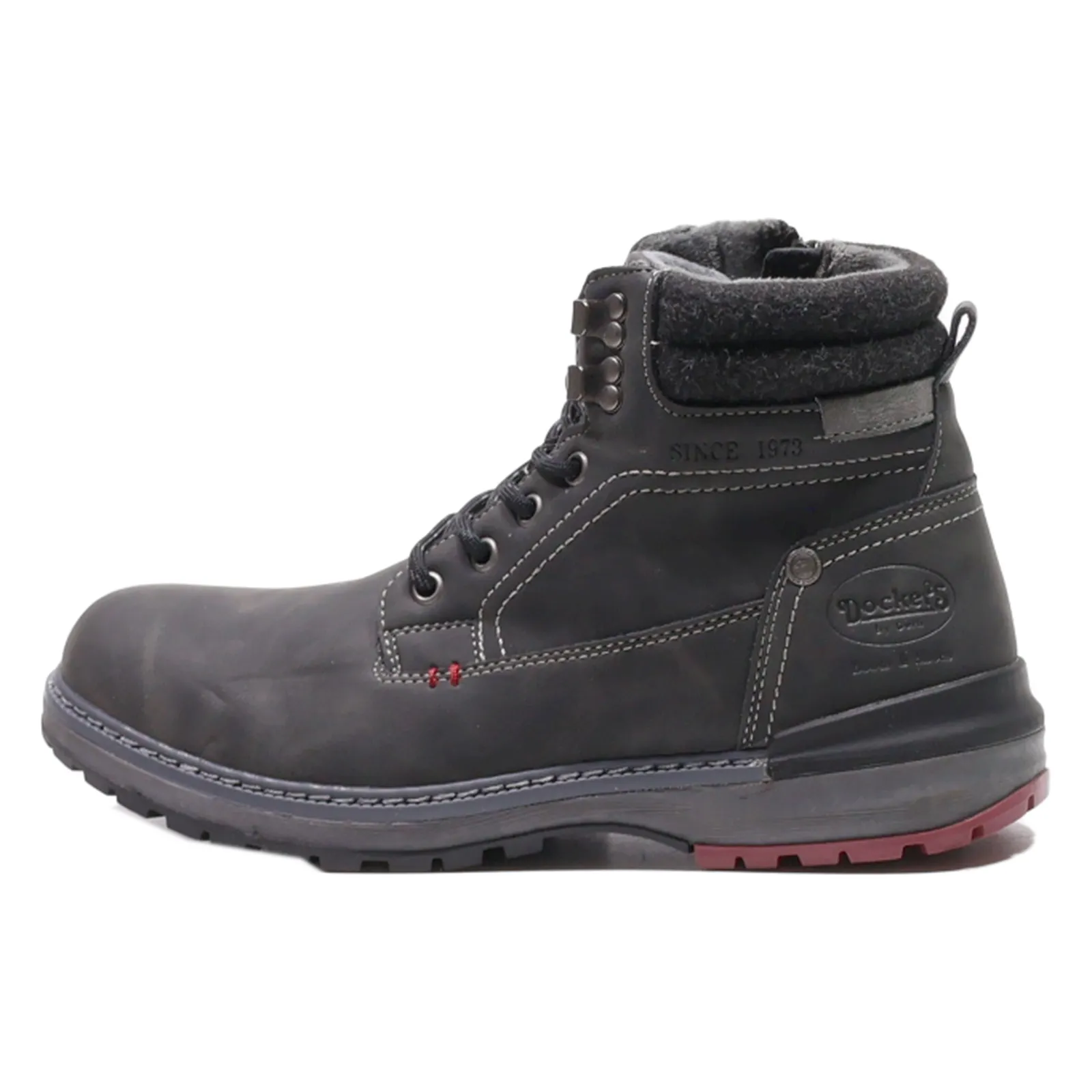 DOCKERS Chukka Boots Grey Synthetic Mens UK 7