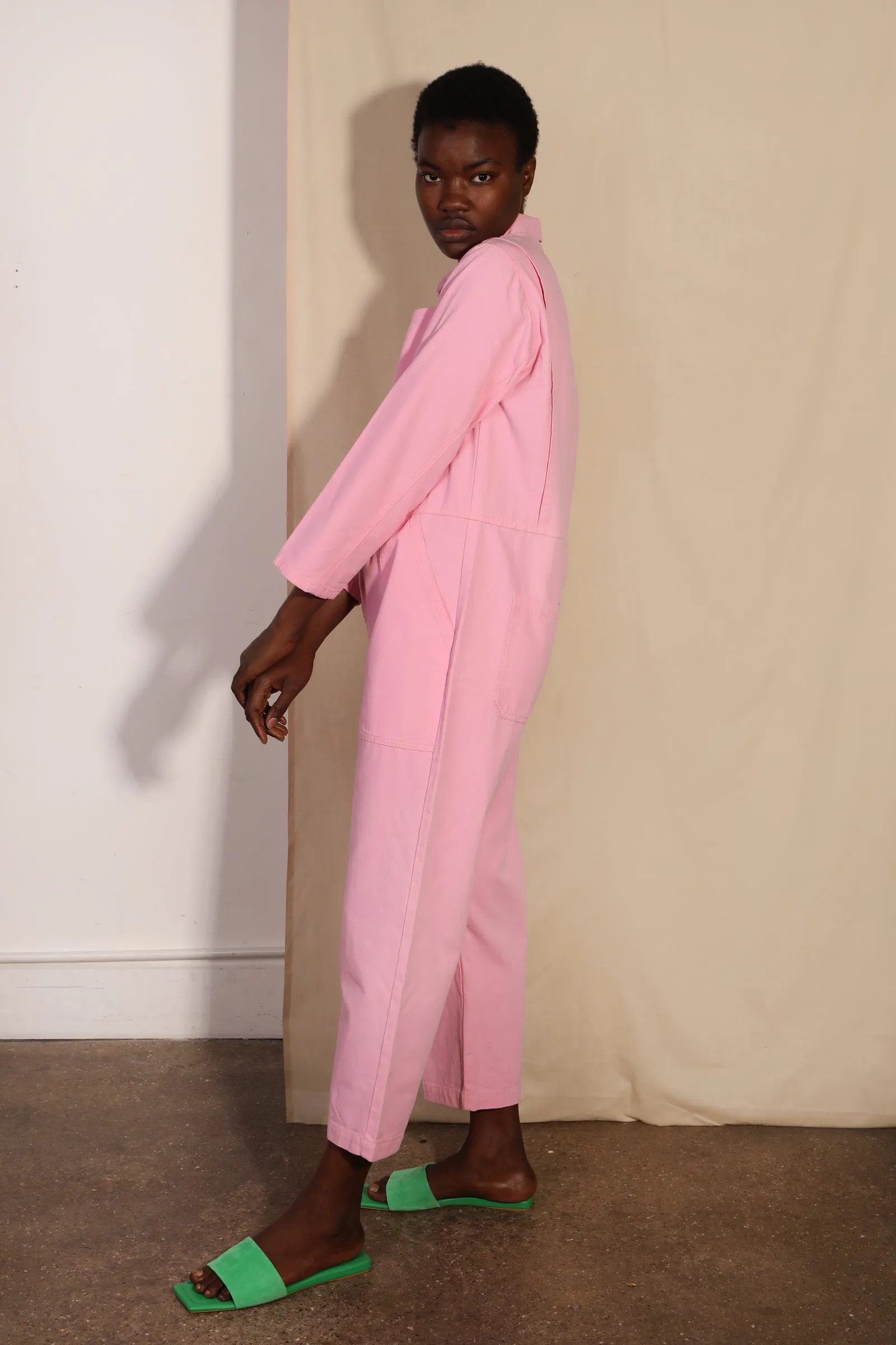 Dominic Boilersuit Bright Pink