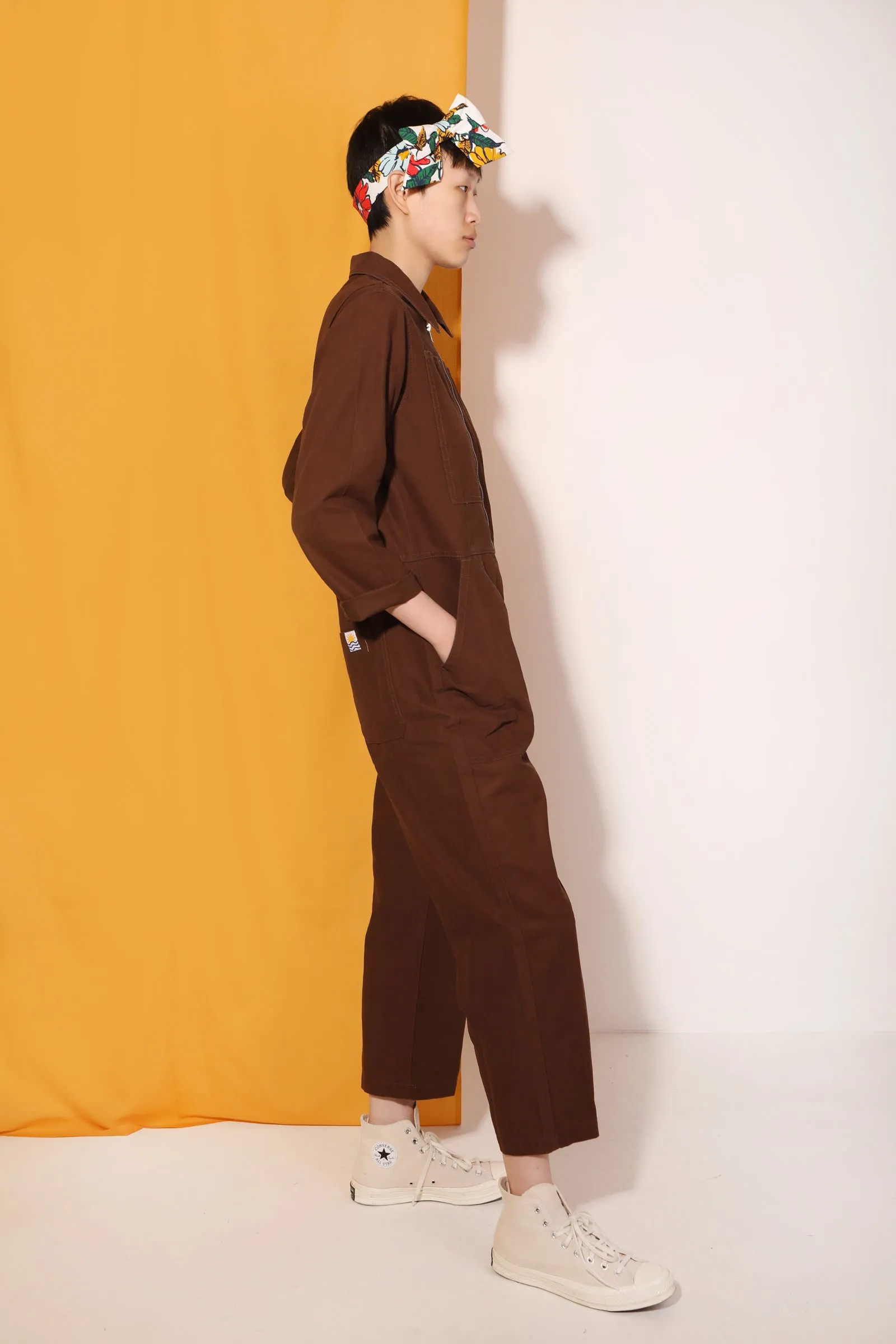 Dominic Boilersuit Chocolate