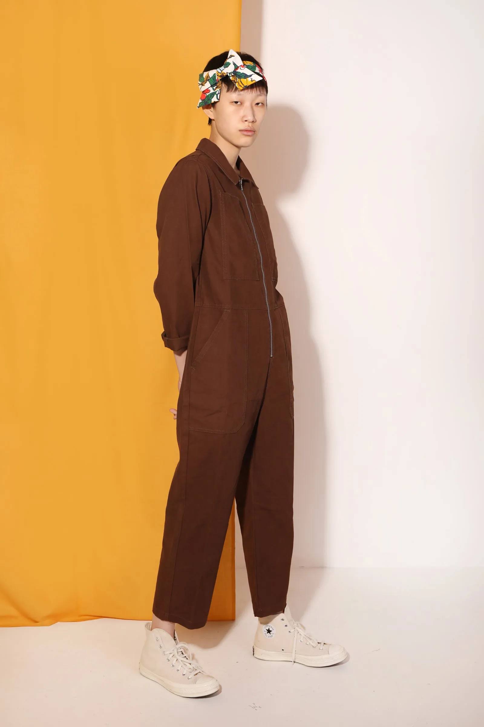 Dominic Boilersuit Chocolate