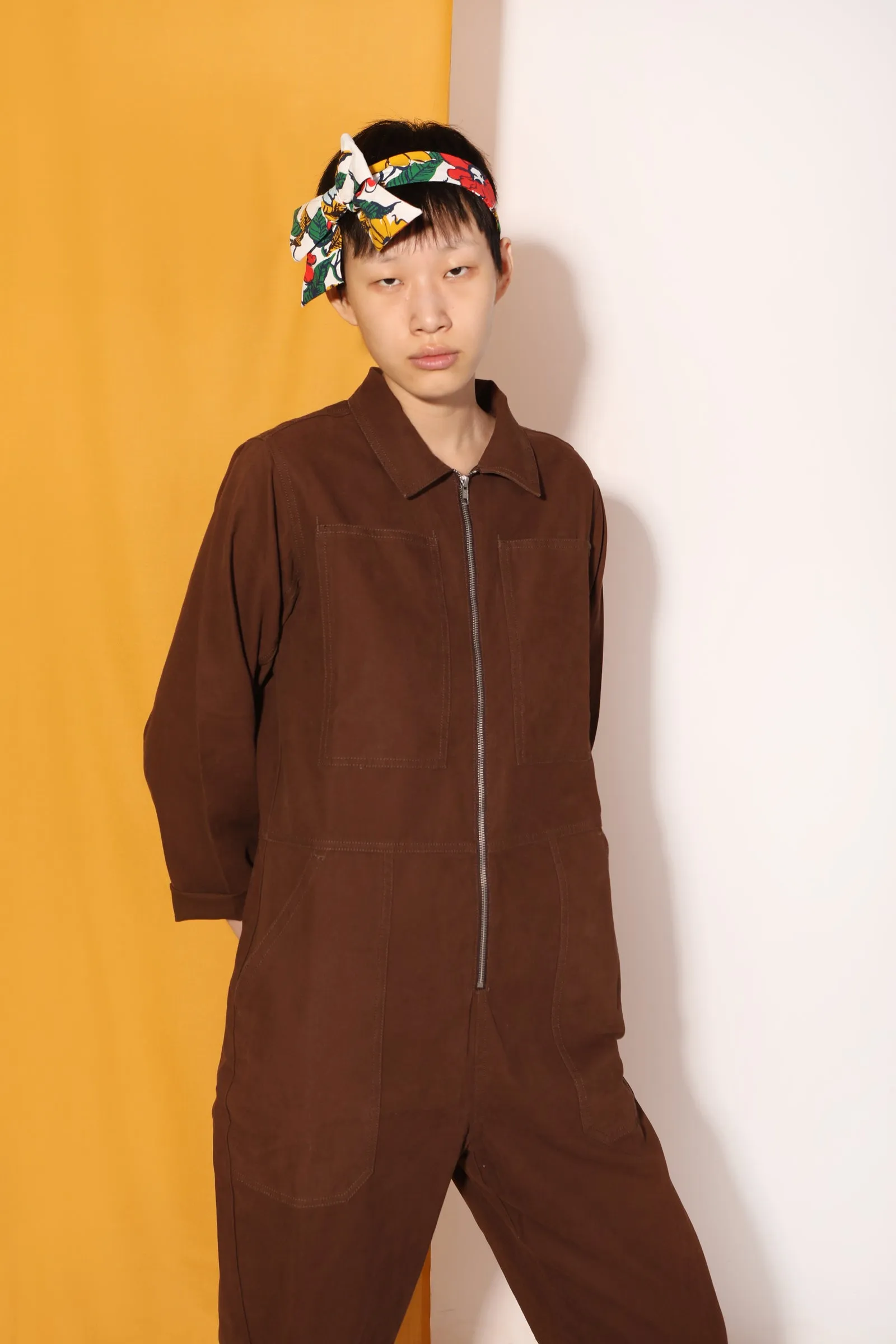 Dominic Boilersuit Chocolate