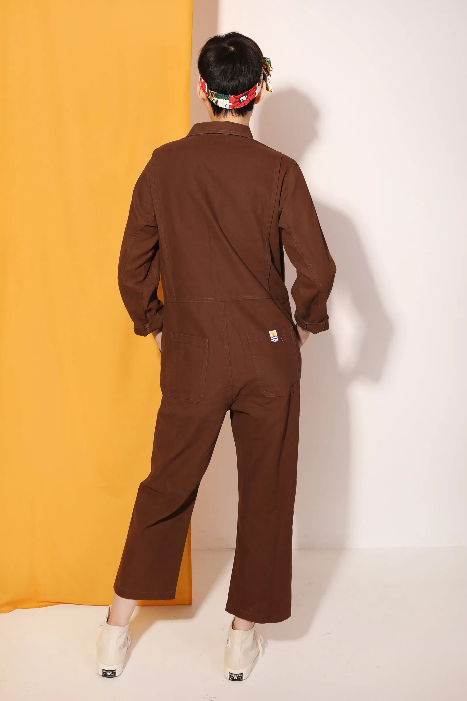 Dominic Boilersuit Chocolate
