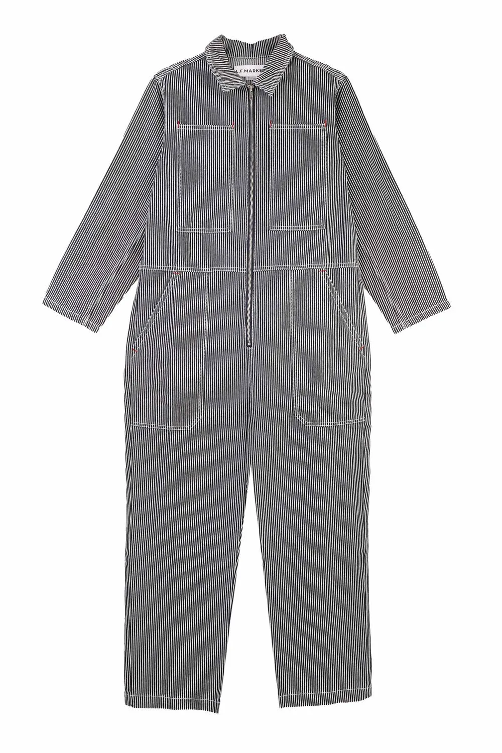 Dominic Boilersuit - Indigo Stripe *Last one*