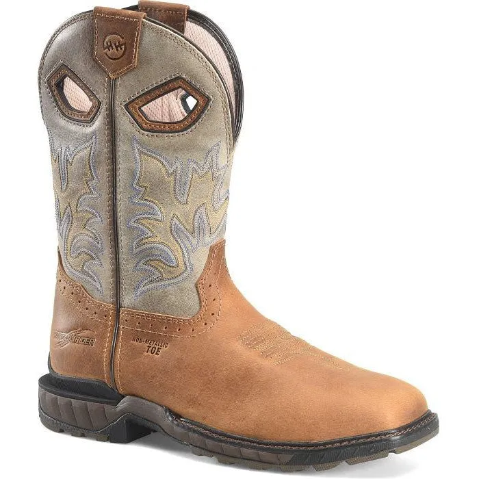 Double H Men's Oatman 11" Composite Waterproof Western Work Boot -Brown- DH5430