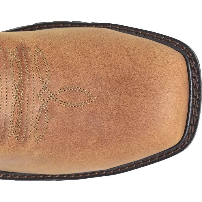 Double H Men's Oatman 11" Composite Waterproof Western Work Boot -Brown- DH5430