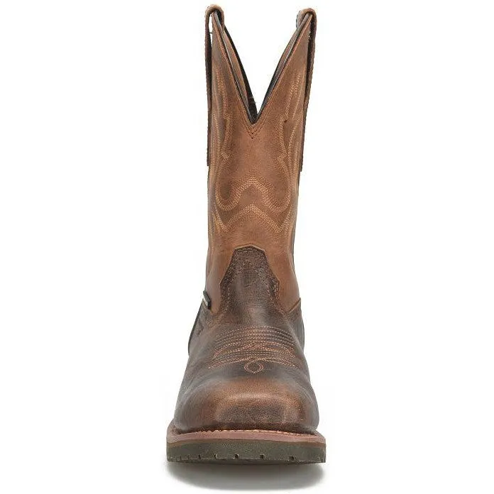 Double H Men's Outlook 11" Composite Toe Waterproof Western Work Boot -Brown- DH6143