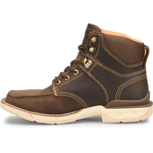 Double H Men's Phantom Rider  Brunel 6" Composite Toe Western Work Boot - Brown - DH5375