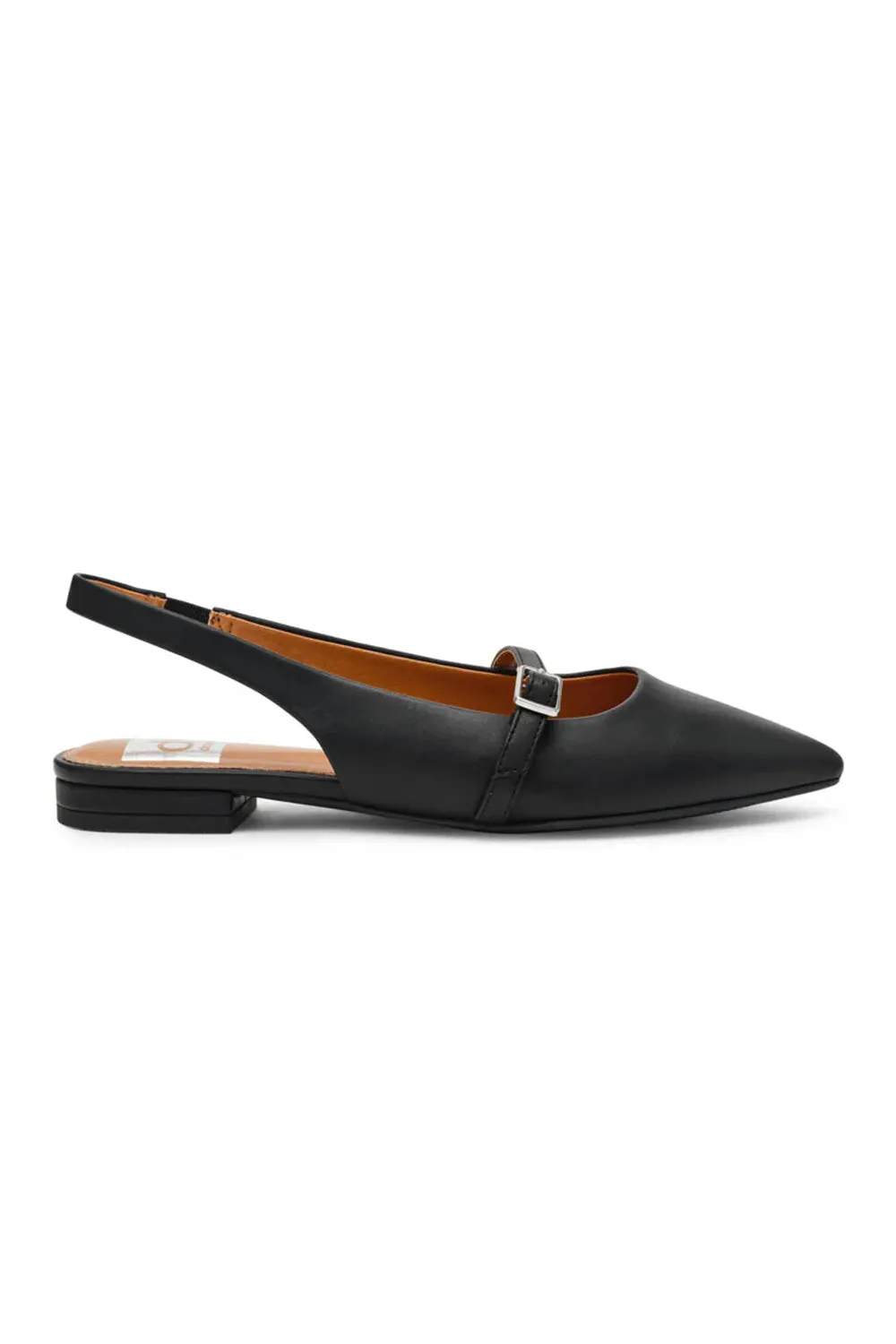 DV Dolce Vita Chance Slingback Flats for Women in Black | CHANCE-BLACK