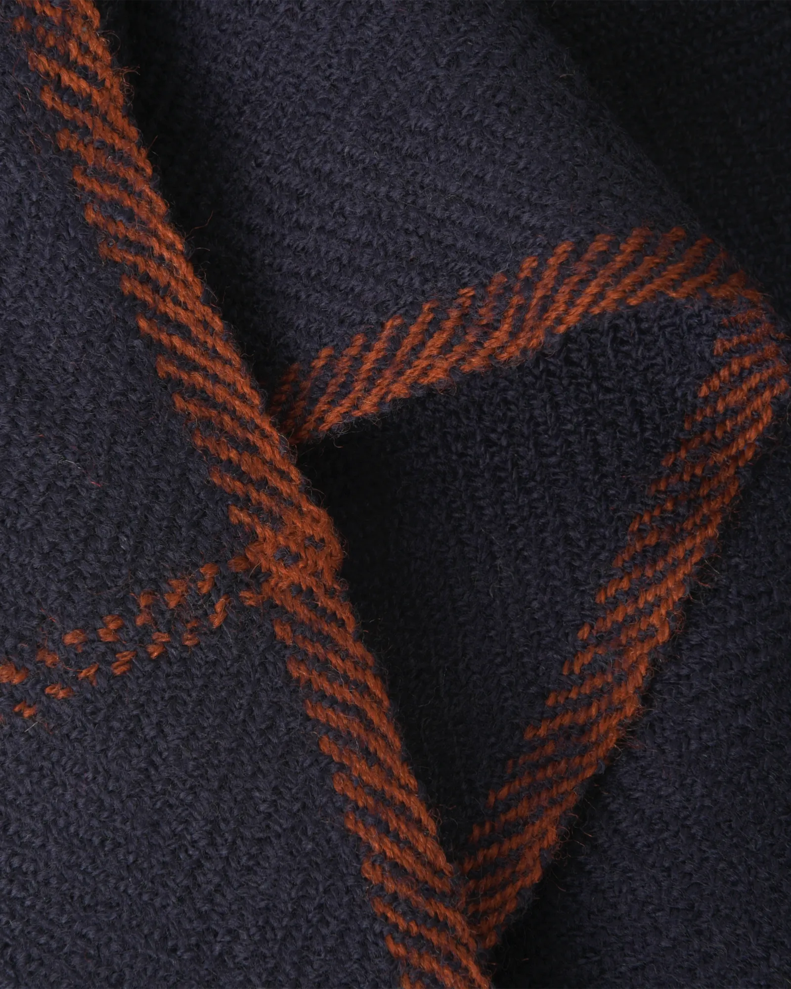 echarpe n641 scarf- 35 x 180cm - navy blue