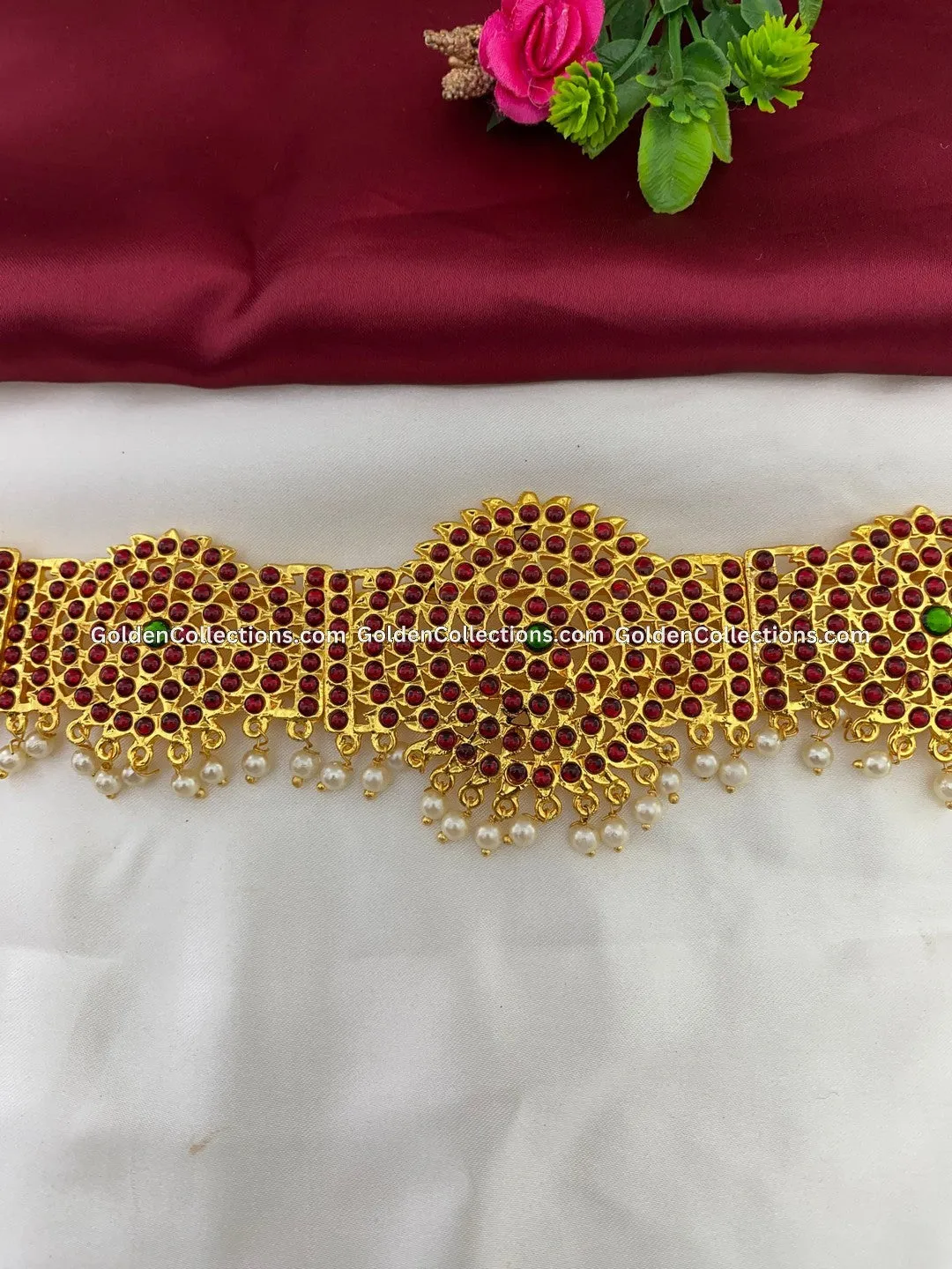 Elegant Bharatanatyam Hip Belt - Classical Dance Accessories BWB-003