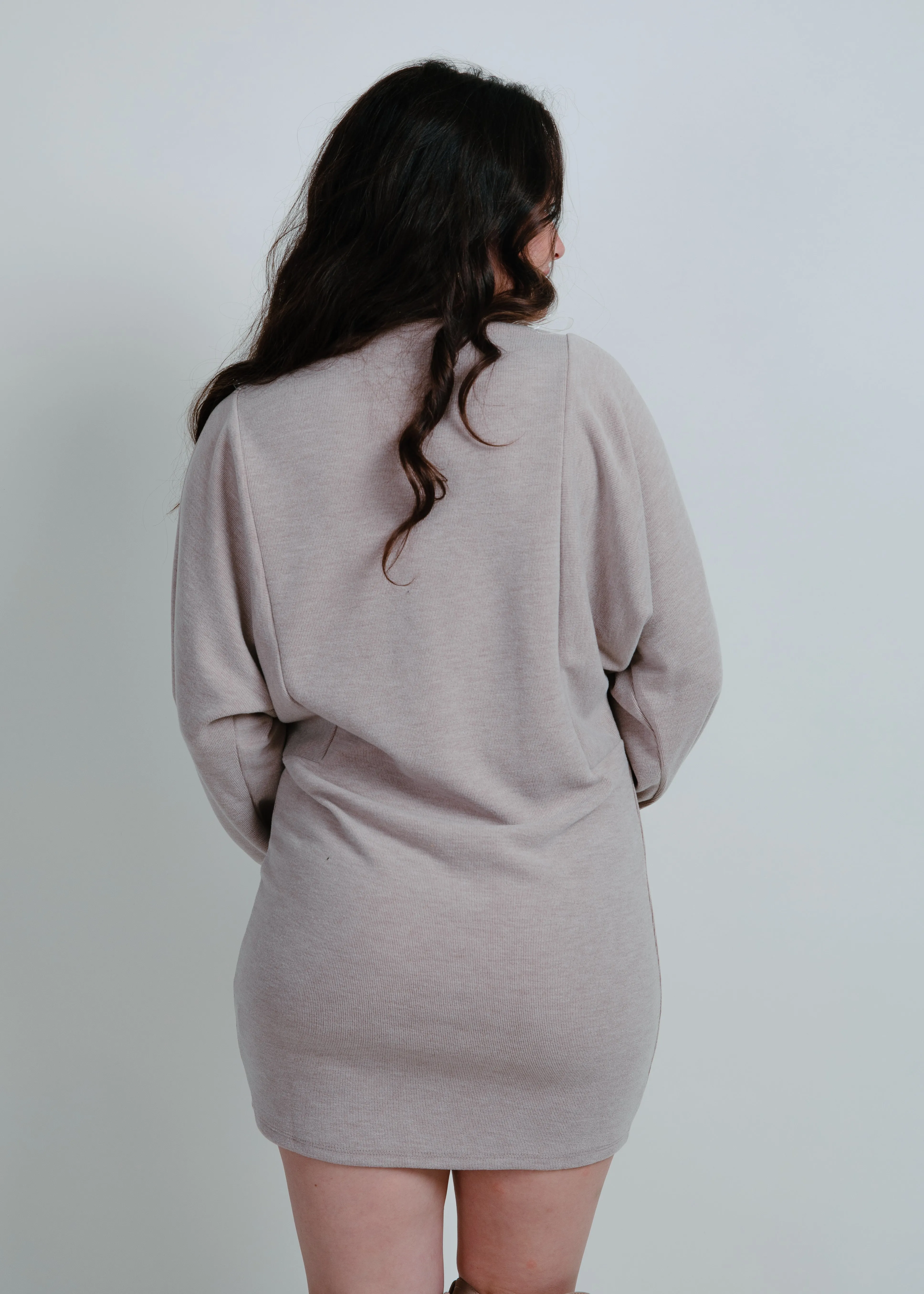 Eliza Puff Sleeve Sweater Dress
