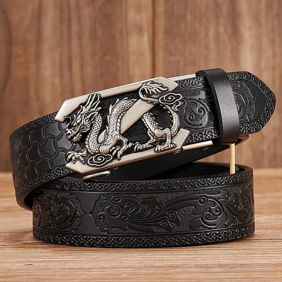 Embossing Retro Male Belt