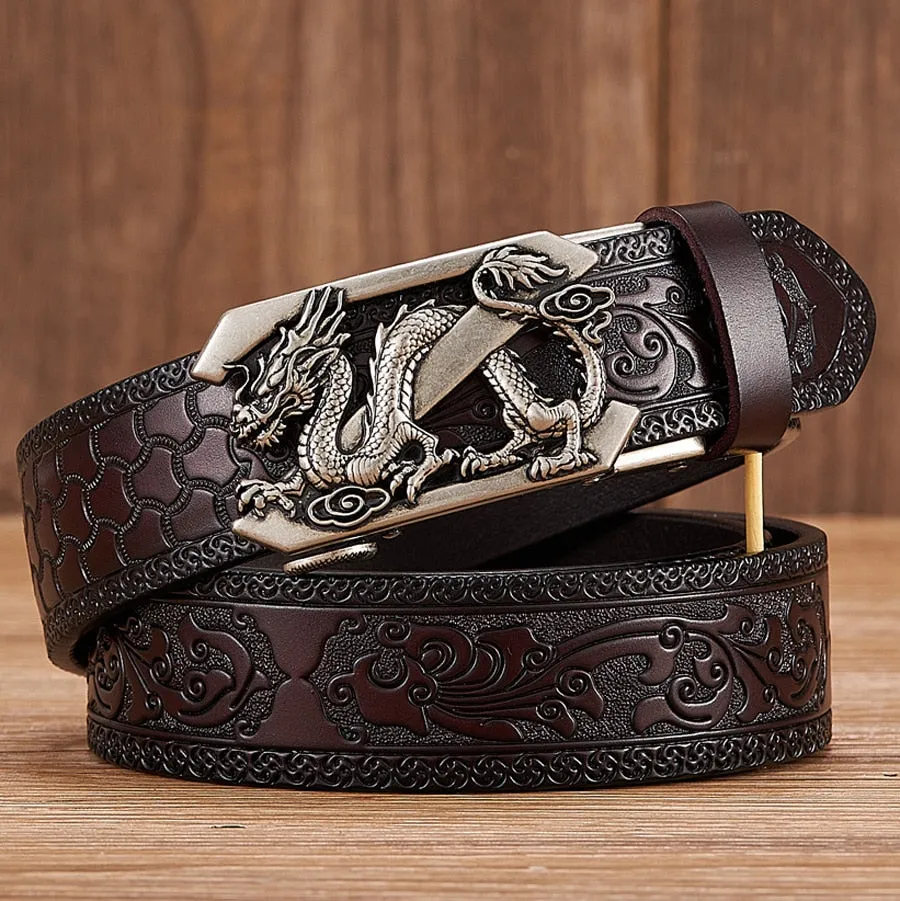 Embossing Retro Male Belt