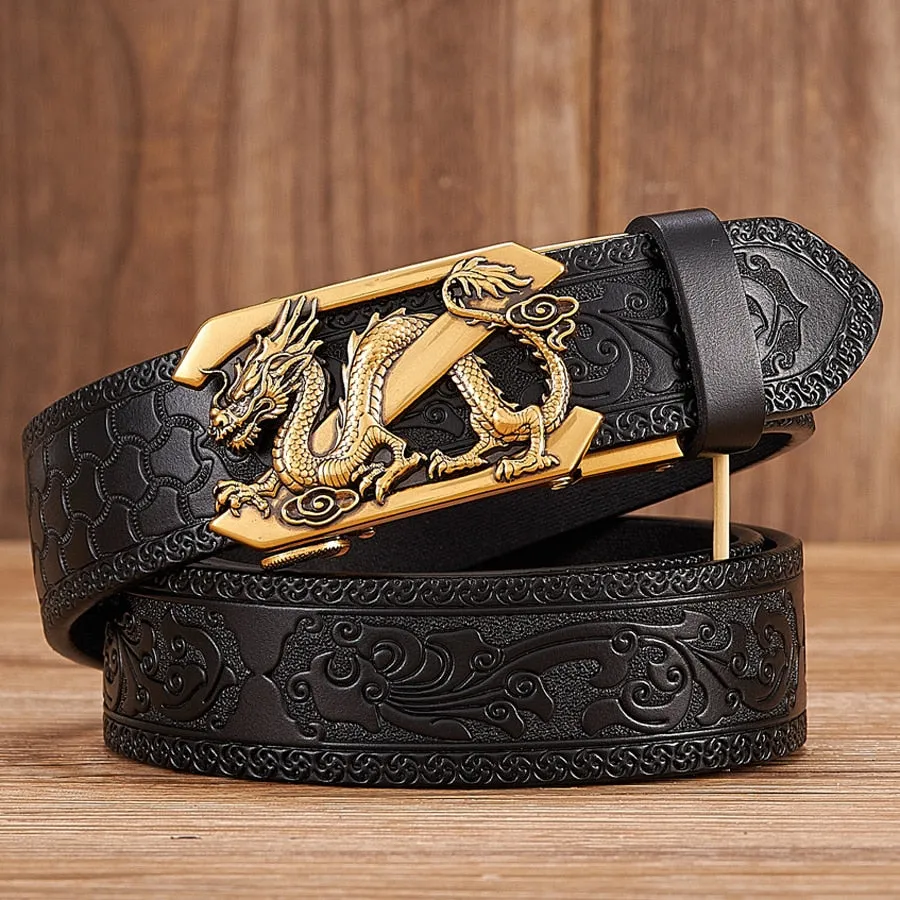 Embossing Retro Male Belt