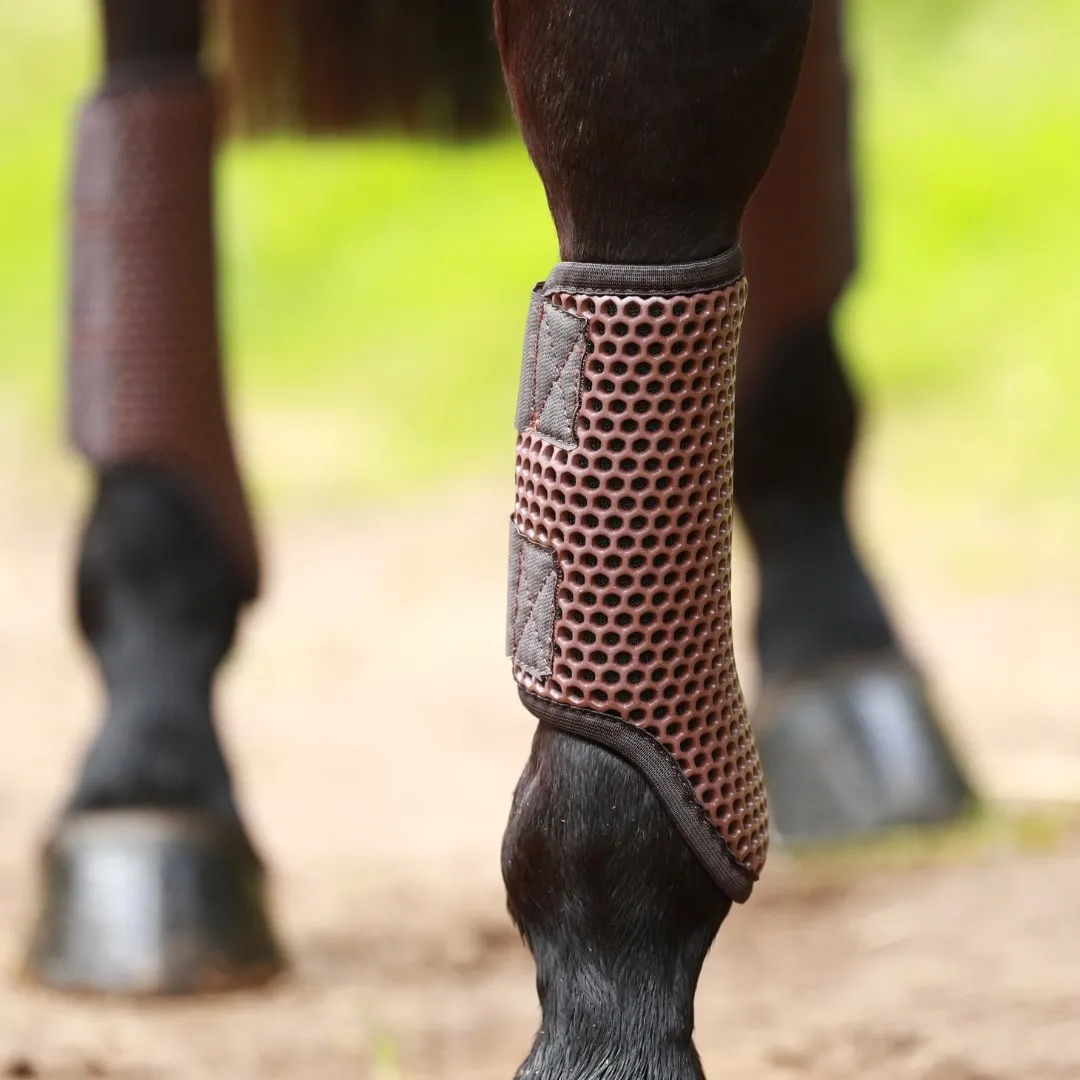 Equilibrium Breathable Tri-Zone Brushing Boots Brown