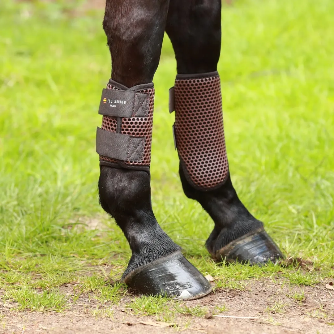 Equilibrium Breathable Tri-Zone Brushing Boots Brown