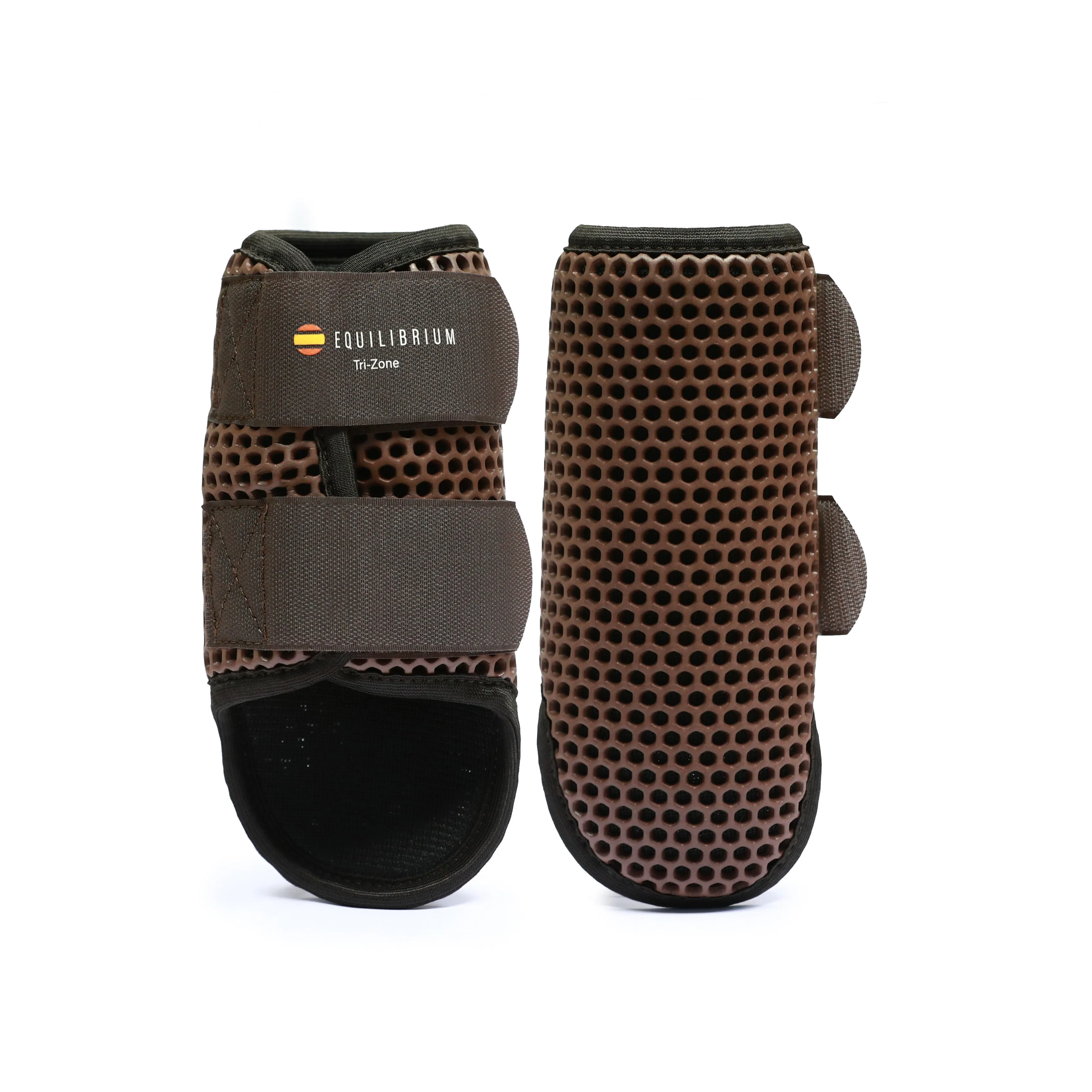Equilibrium Breathable Tri-Zone Brushing Boots Brown