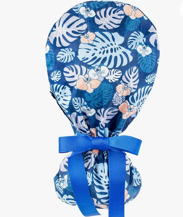 Falling Leaf Bouffant Cap