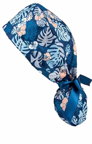 Falling Leaf Bouffant Cap