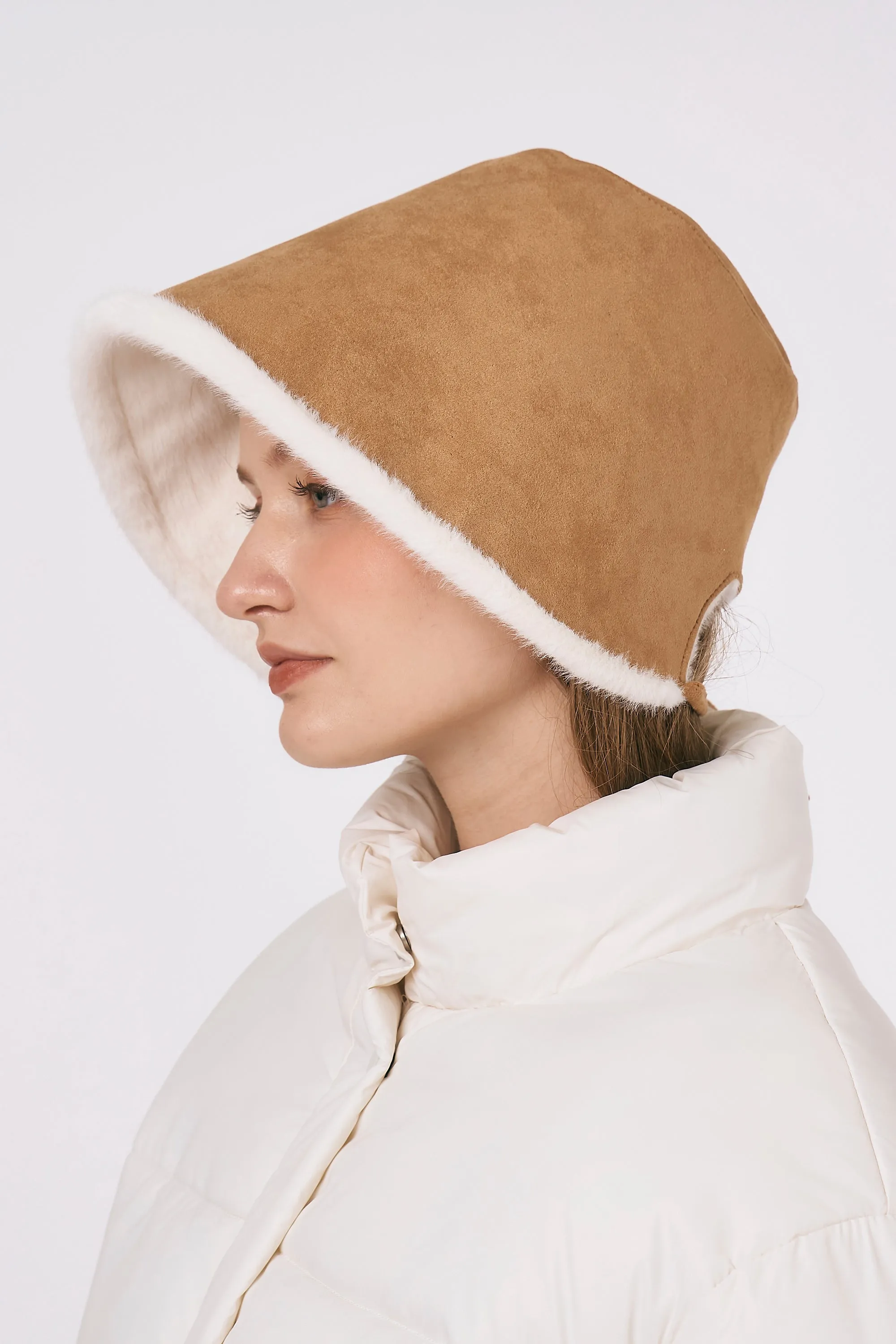 Faux Shearling Hat