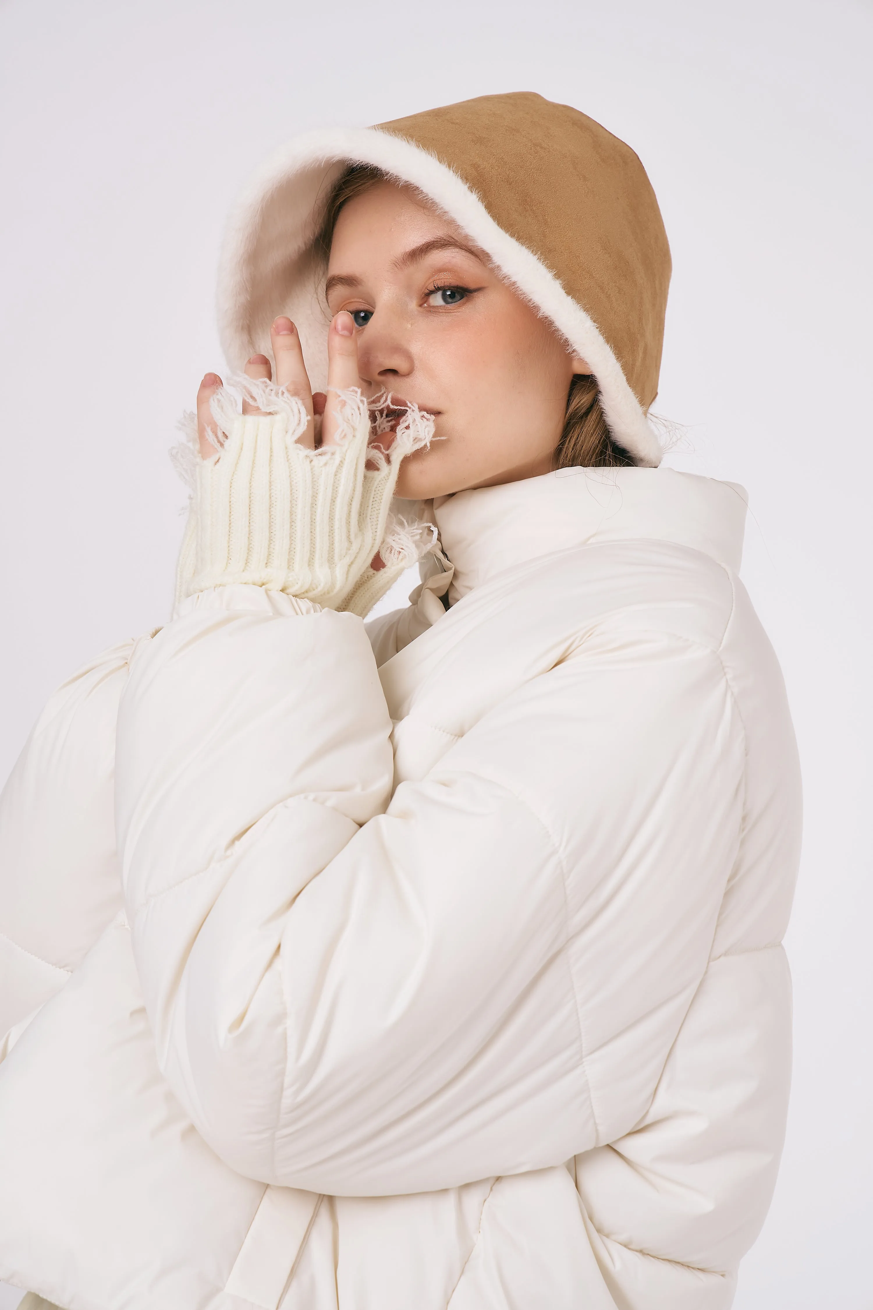 Faux Shearling Hat