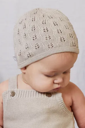 Fawn  Cotton Knitted Hat