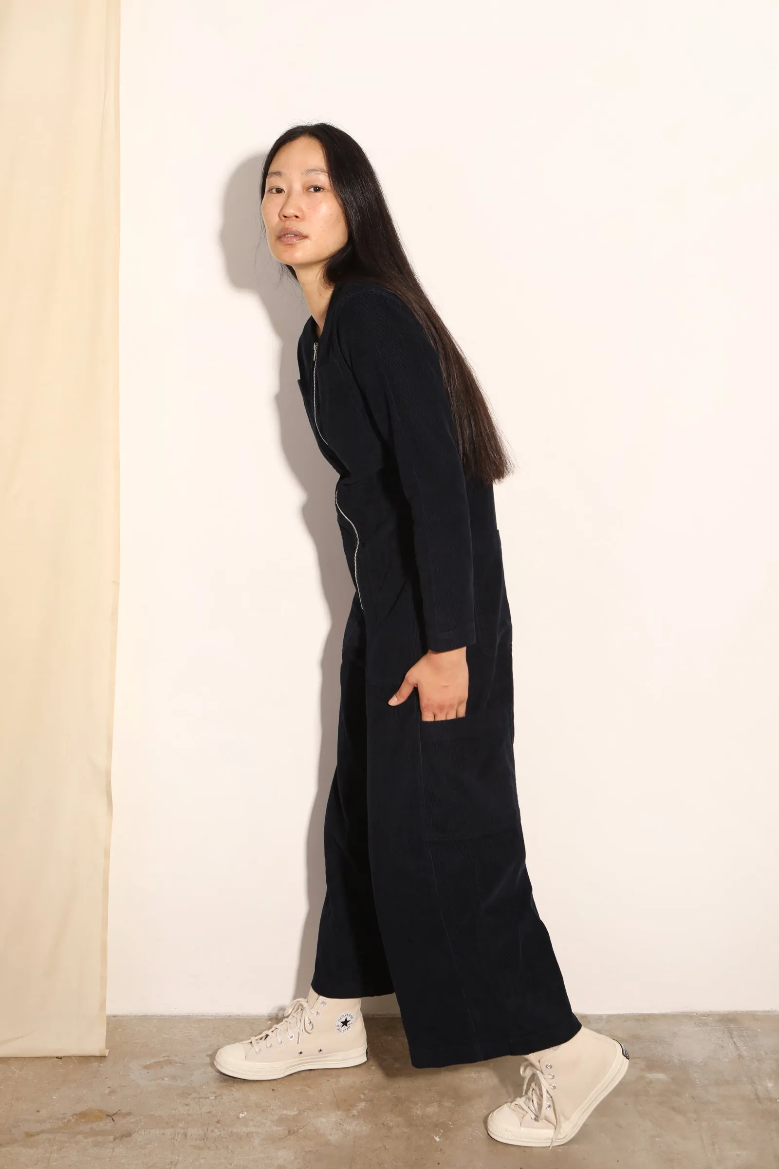 Felix Boilersuit Navy Corduroy