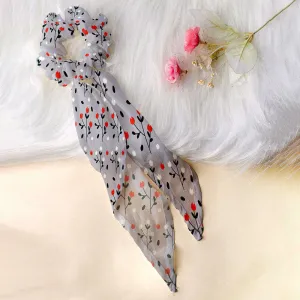 Ferosh Lavender Printed Scarf Scrunchie