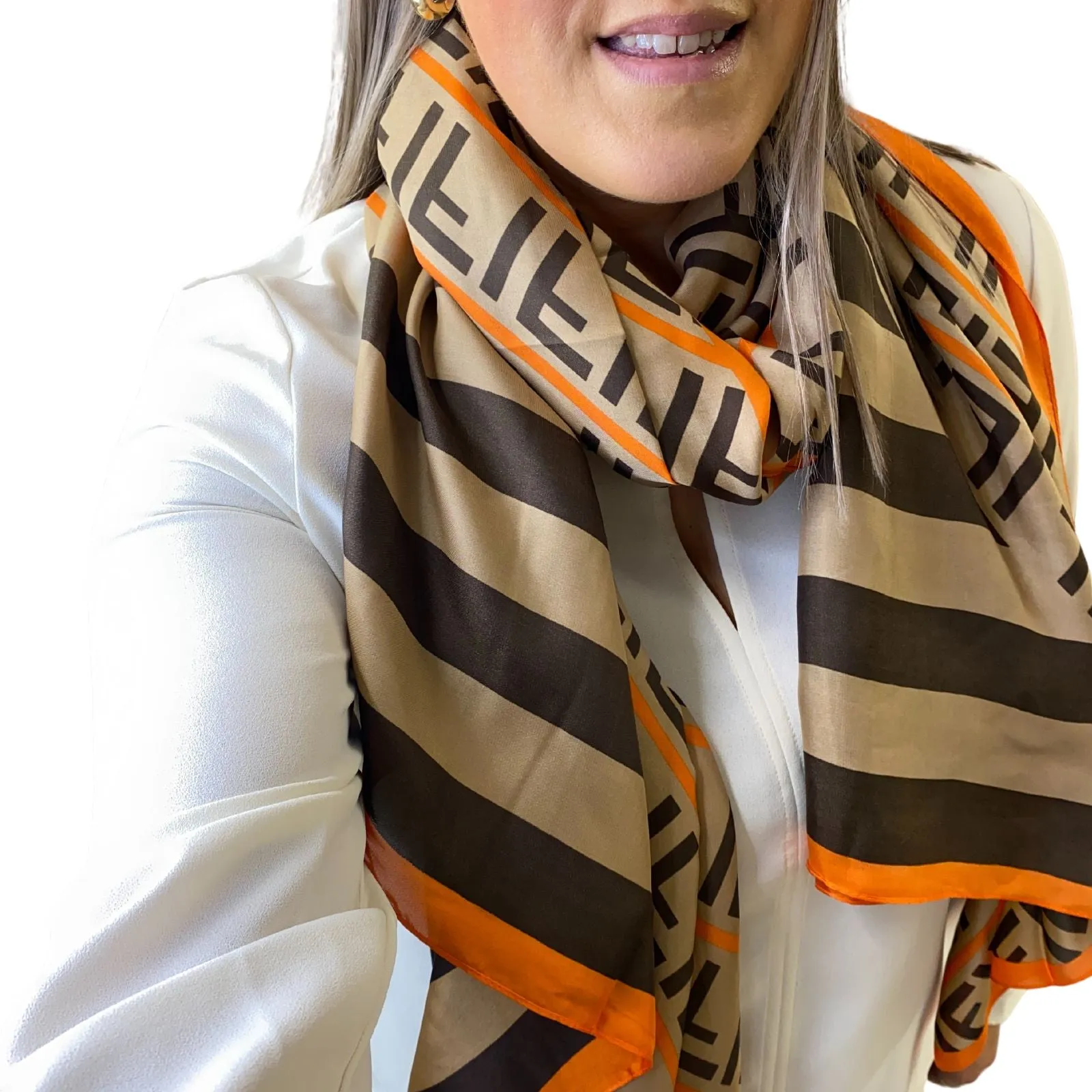 Fifi Brown Scarf