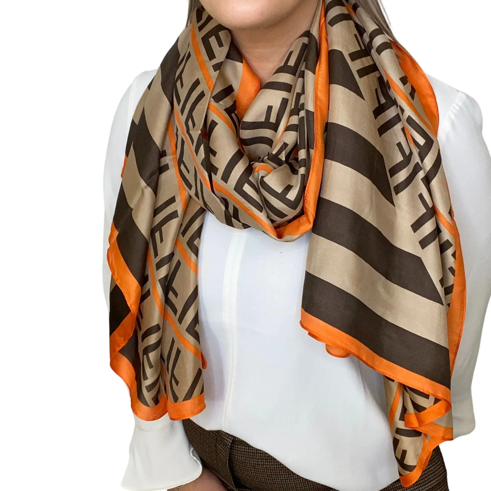 Fifi Brown Scarf