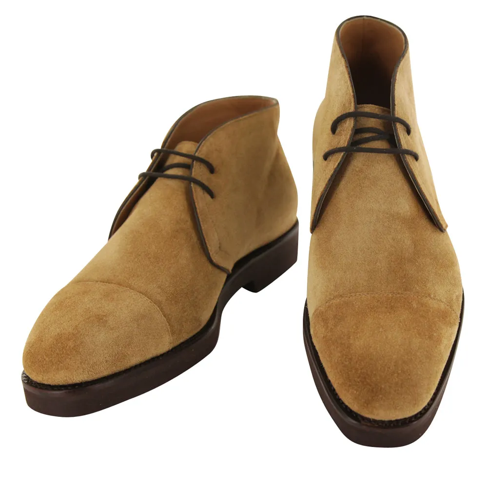 Fiori Di Lusso Beige Chukka Boots