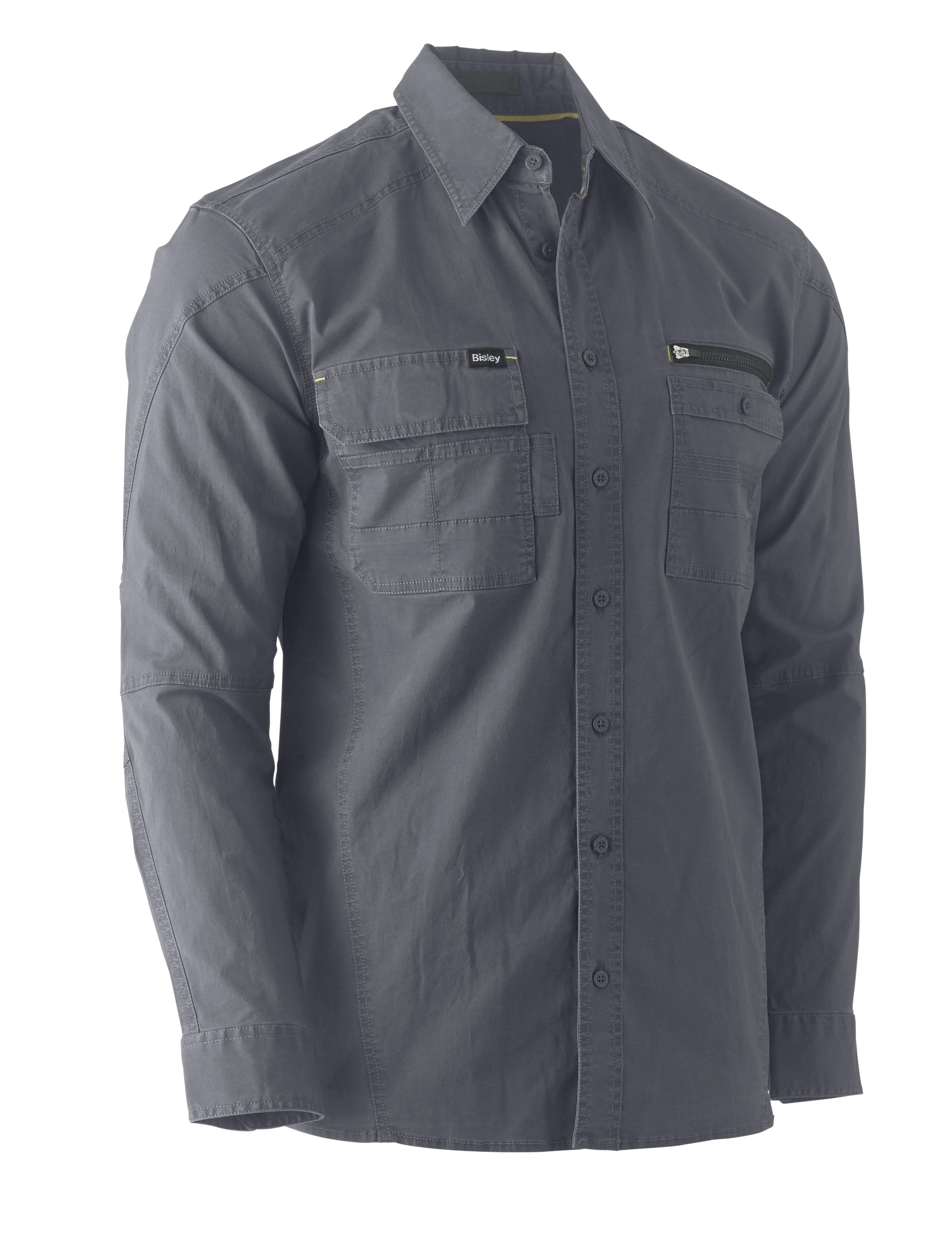 FLX & MOVE Utility Long Sleeve Work Shirt