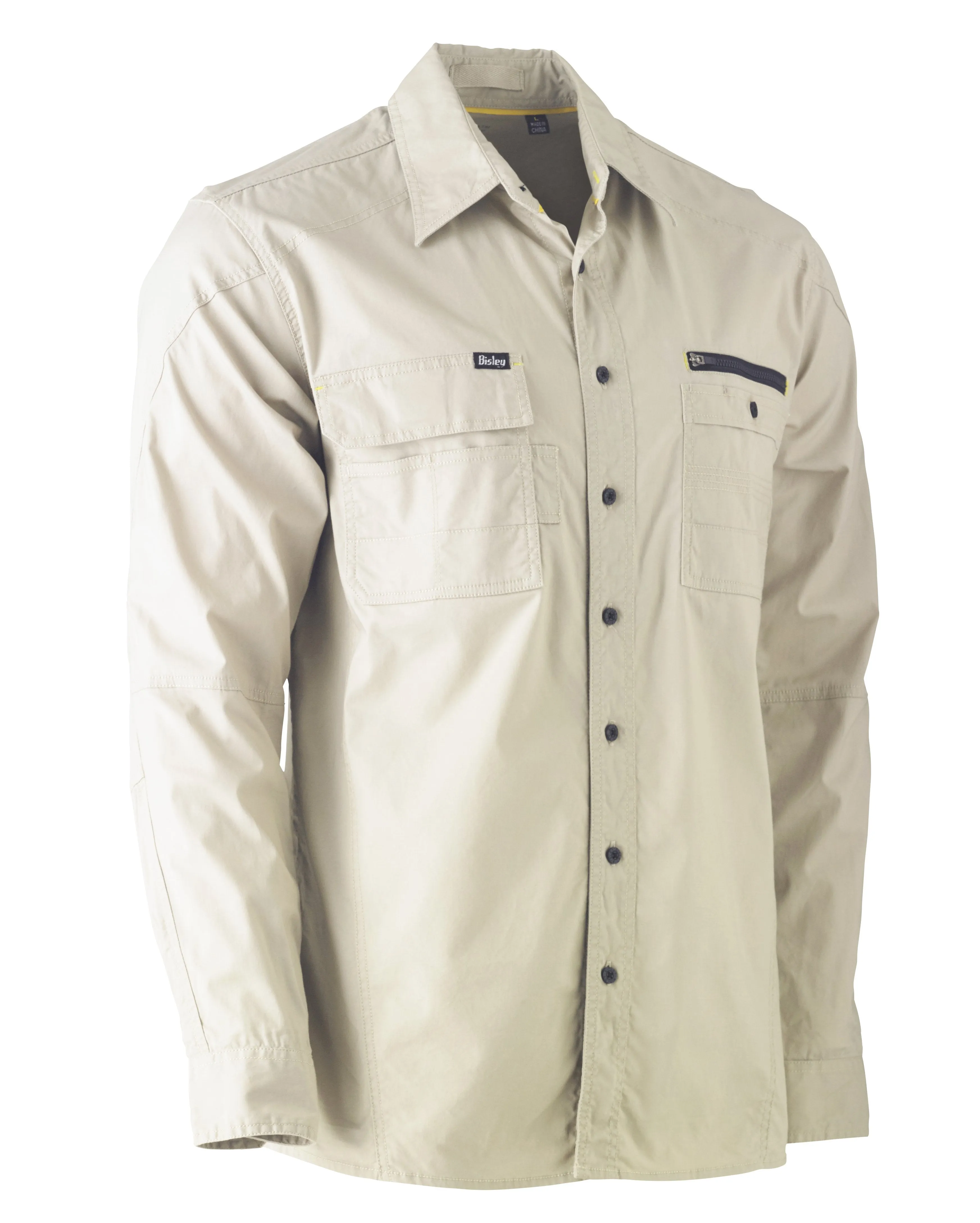 FLX & MOVE Utility Long Sleeve Work Shirt