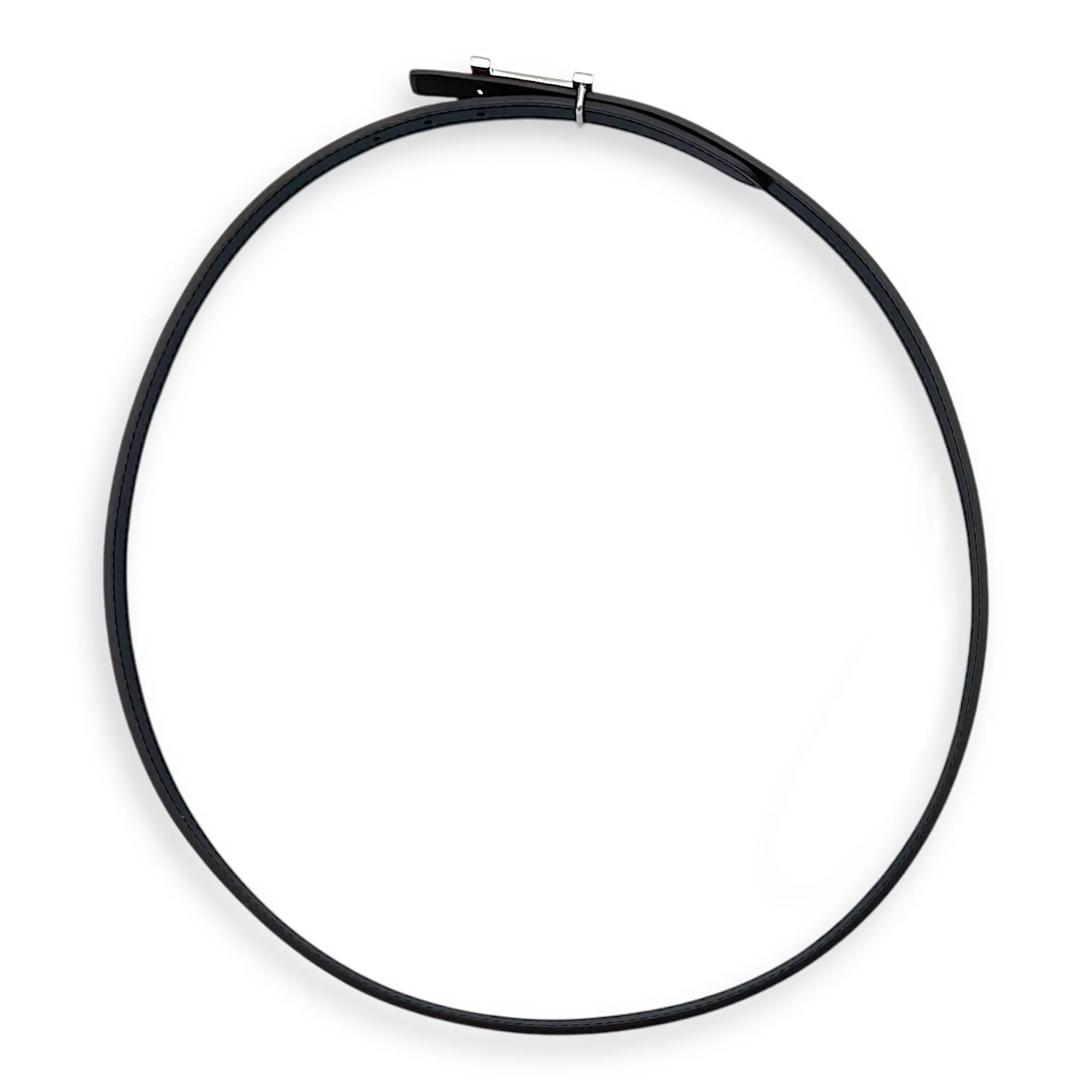Focus H 13mm Size 75 Gold Belt in Epsom, Palladium hardware