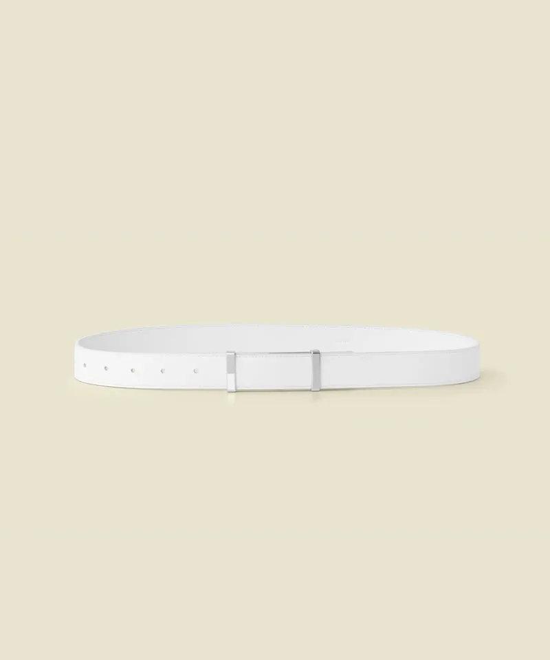 FORDI Classic Belt - Oyster White