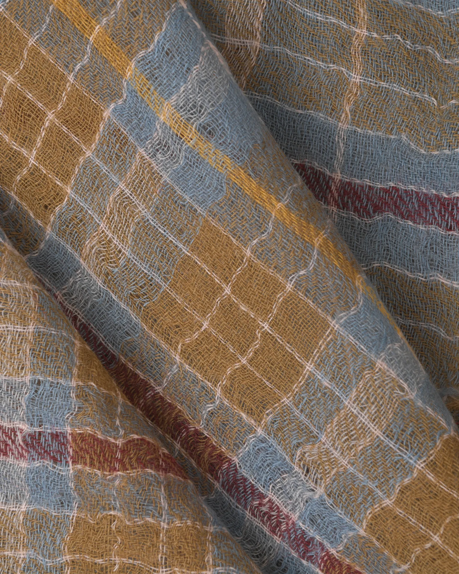 foulard n623 scarf- 90 x 90cm - burgundy